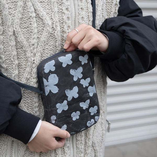 SIWA x minä perhonen mini vertical bag | memoria Black – ZAKKAsine