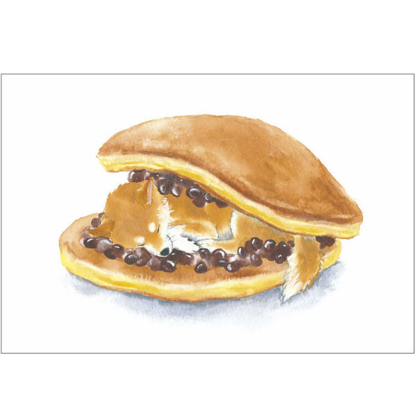 Post card shiba and food – ZAKKAsine