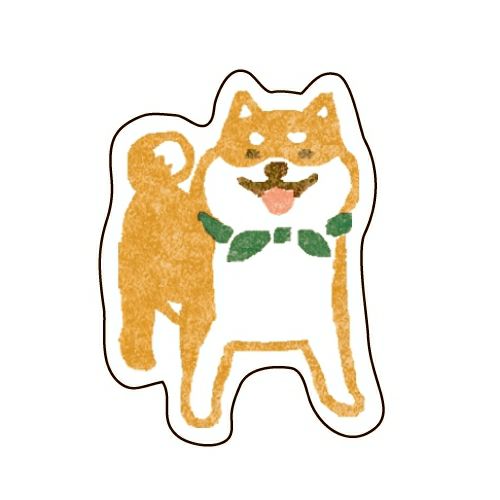 Shiba Washi paper stickers | Furukawashiko