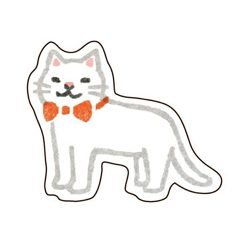 cat Washi paper stickers | Furukawashiko