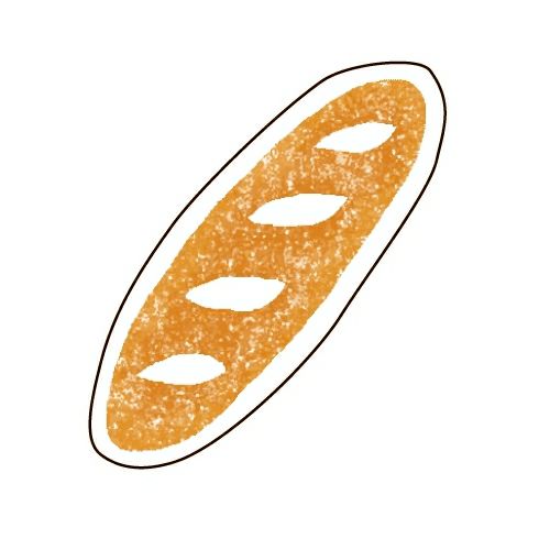 bread Washi paper stickers | Furukawashiko