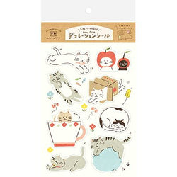 Peta Peta Yuruneko sticker sheet | Furukawashiko