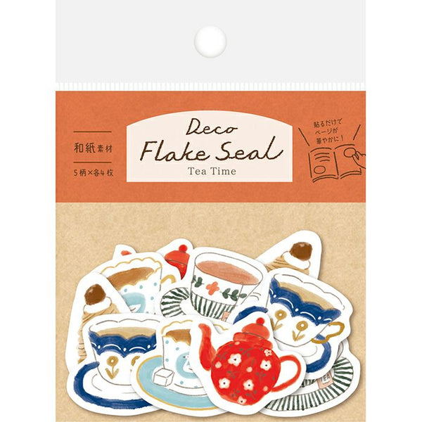 Tea Time Washi paper stickers | Furukawashiko