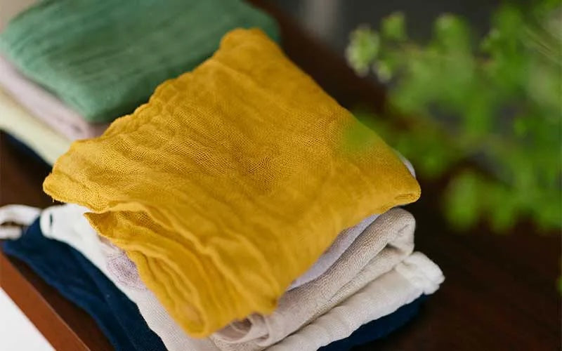 Hanafukin Kitchen Towel in colour Gentian | NAKAGAWA MASASHICHI SHOTEN
