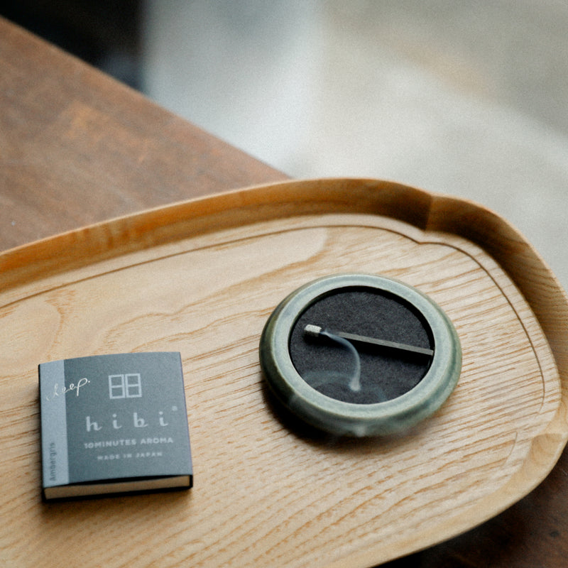 hibi x Seto Ware  | Oribe Mat Tray