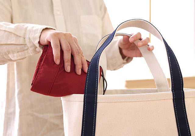 Soft nylon zipper tote | nakagawa Masashichi Shoten