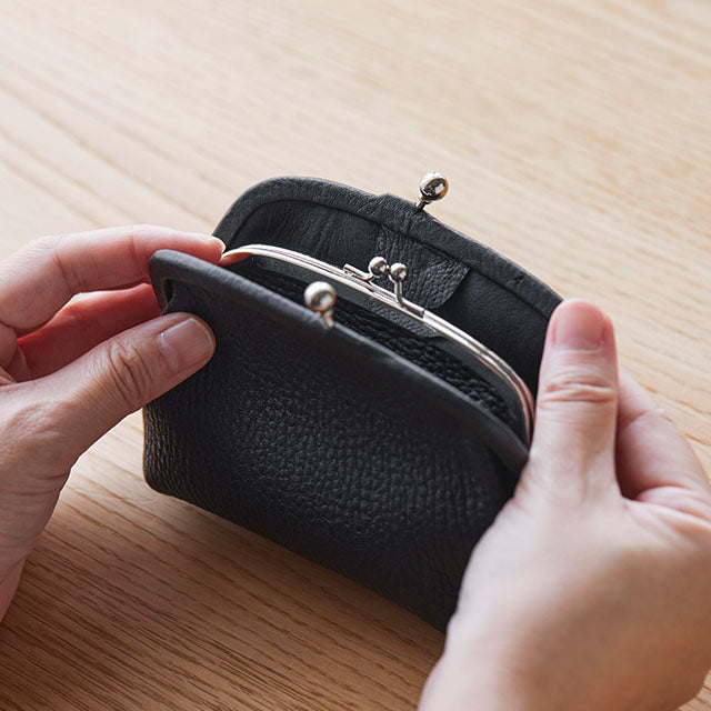 Soft Deerskin Parent-Child Kiss Lock Purse  | NAKAGAWA MASASHICHI SHOTEN