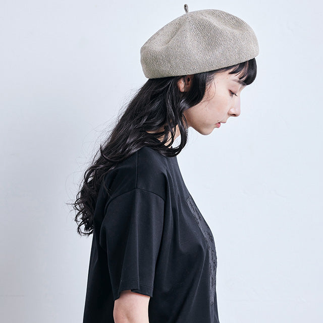 Hemp knit beret | NAKAGAWA MASASHICHI SHOTEN