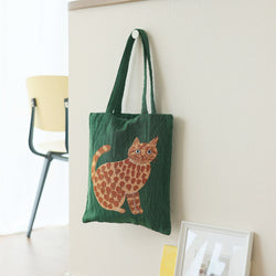 Rectangle tote bag Milo | Matsuo Miyuki