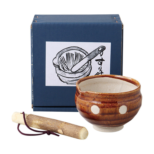 Japanese Suribachi Mortar & Pestle Set