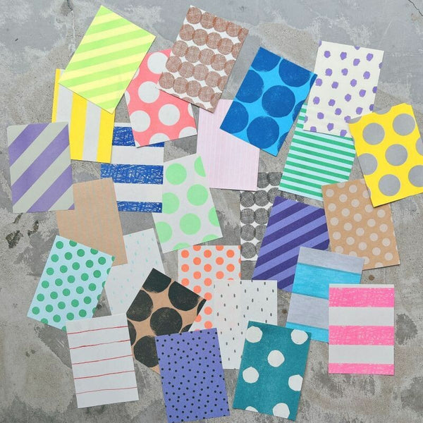 Memo Pad 50 sheets | Dots & Stripes | IROIRO