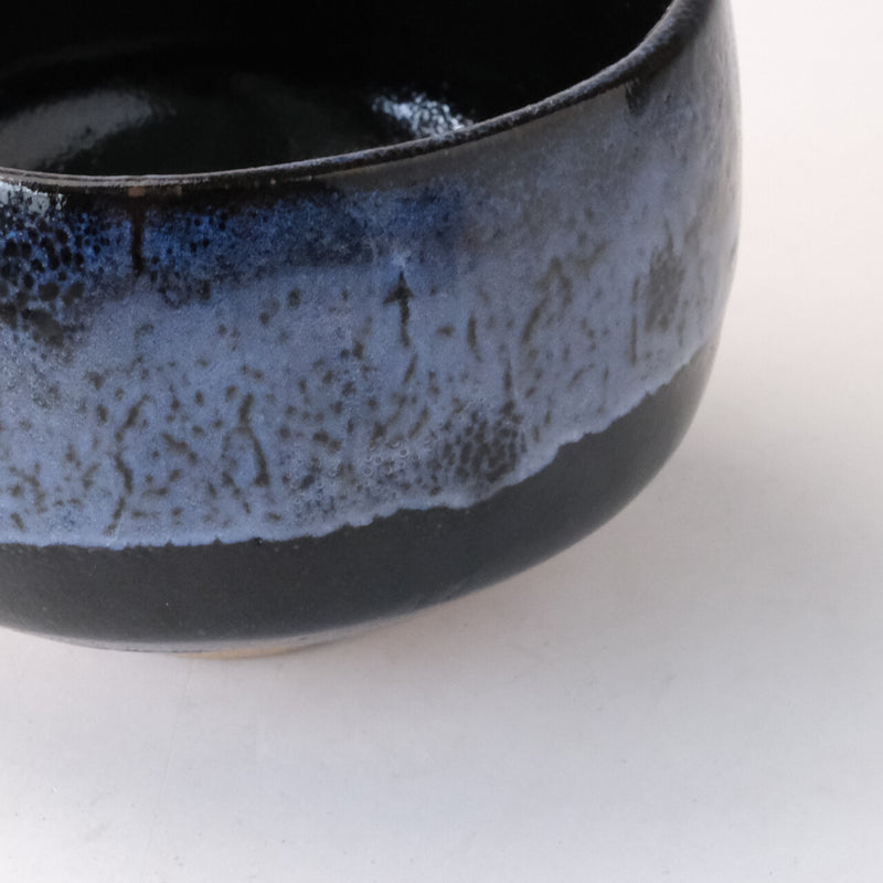 Minoyaki  Matcha Bowl | Blue/Black