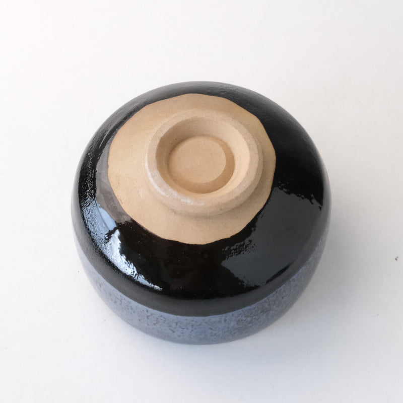 Minoyaki  Matcha Bowl | Blue/Black
