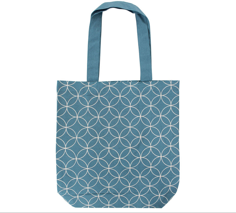 Tote bag | Shiboshibata blue
