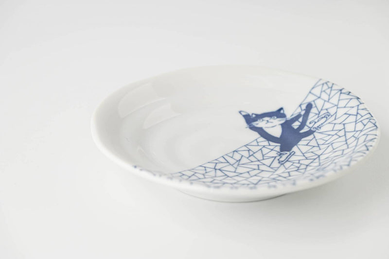 SHICHITA Cat 13cm small Plate – Hyouretsumon