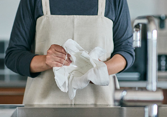 Hanafukin Kitchen Towel in colour Gentian | NAKAGAWA MASASHICHI SHOTEN