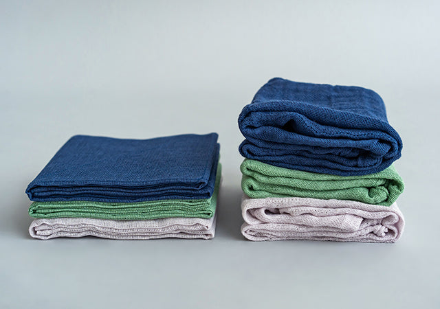 Hanafukin Kitchen Towel in colour Gentian | NAKAGAWA MASASHICHI SHOTEN