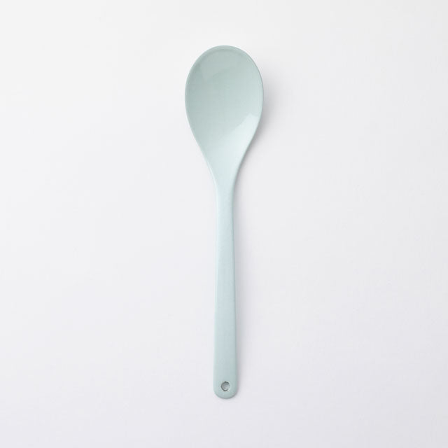 Smooth Enamel Spoon – Large | Nakagawa Masashichi shoten