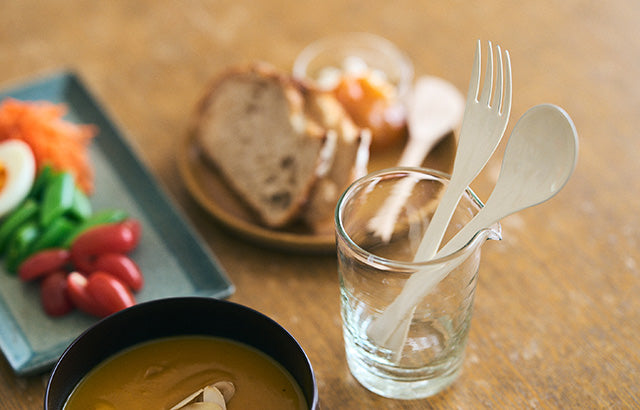 Smooth Enamel Fork – Large | Nakagawa Masashichi shoten