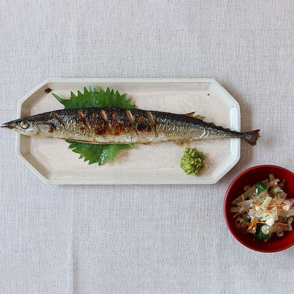 信楽焼 Shigaraki 大皿 Large Plate 井村侊生 P10 Shigaraki ware fish plate – ZAKKAsine