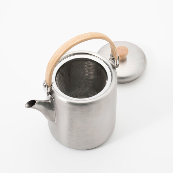 Black Piment STRAIGHT TEA POT -  Top handle | KOBO AIZAWA