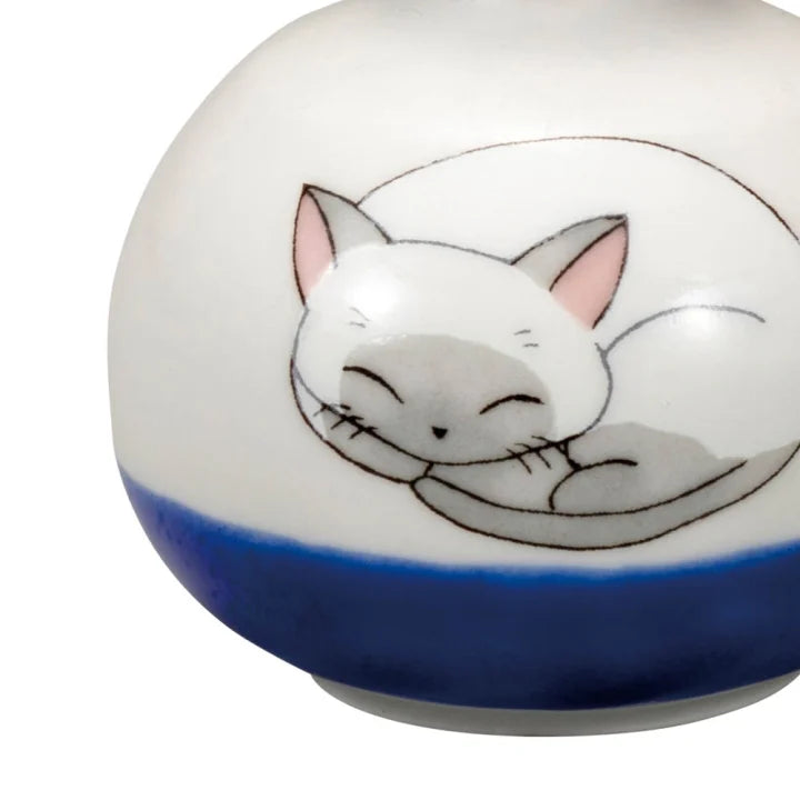 Kutani Single-flower Vase | Cat