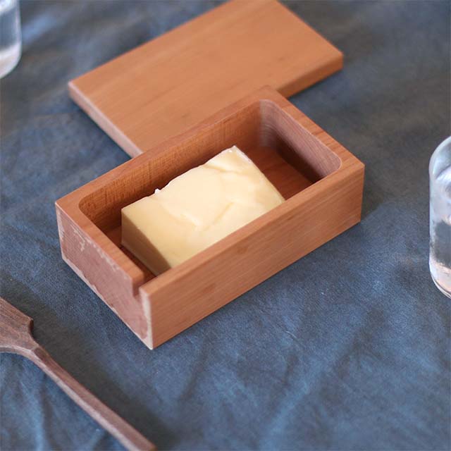 Cherry Wood Yamazakura Butter Case| Nakagawa masashichi shoten