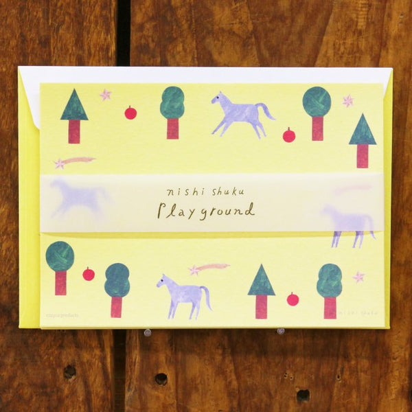 Playground mini letter set | Nishi Shuku