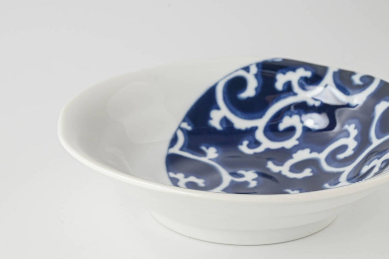 SHICHITA Cat 16.5cm Shallow Bowl – Karakusa