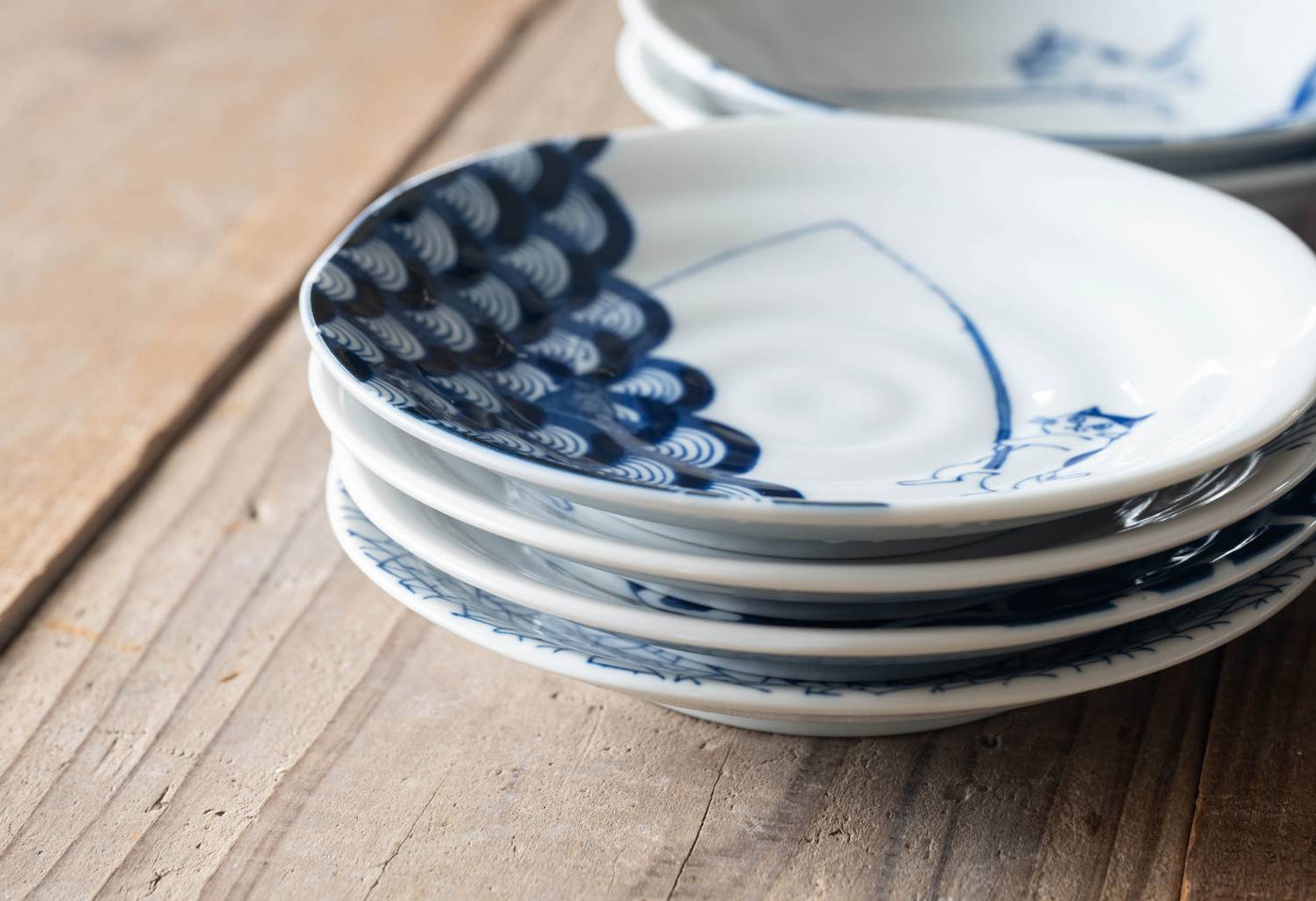 SHICHITA Cat 16.5cm Plate – Tokusa – ZAKKAsine