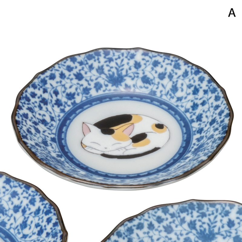 Kutani Cat Plate