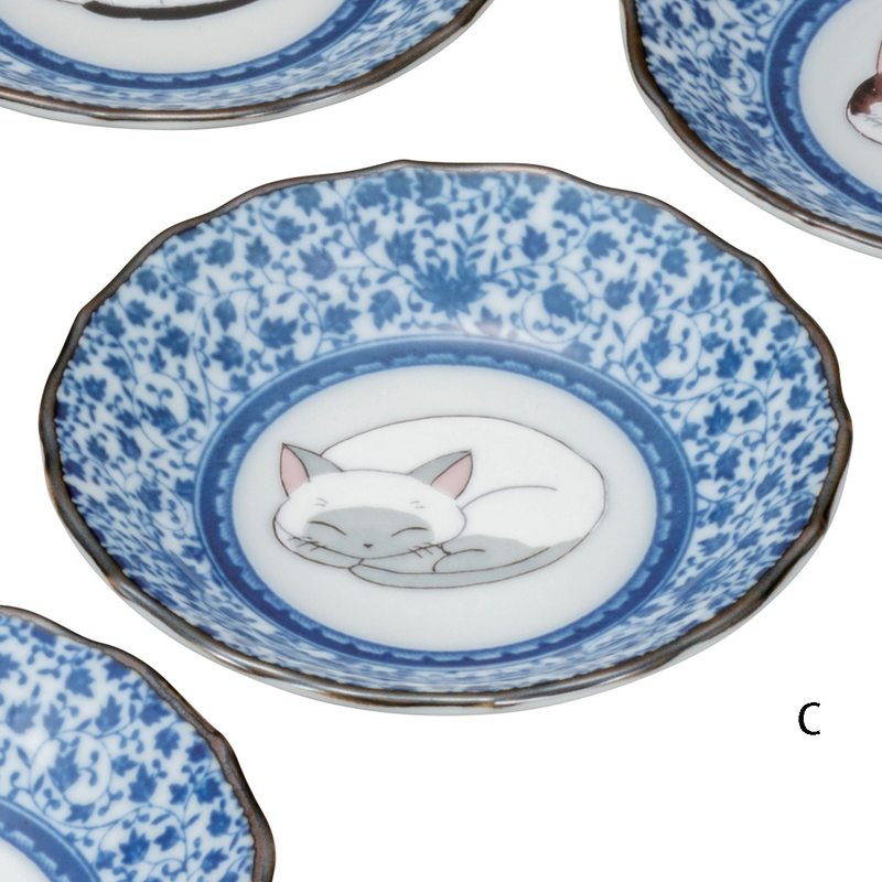 Kutani Cat Plate