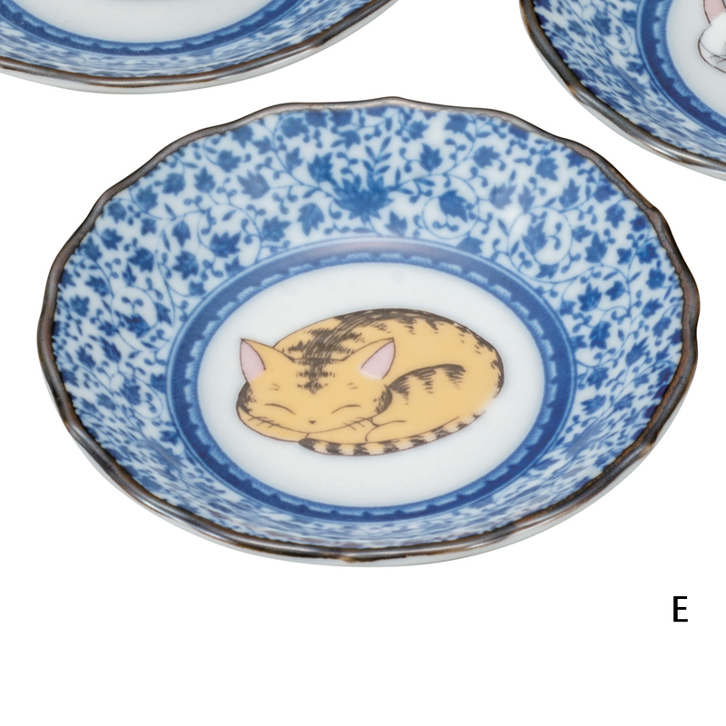 Kutani Cat Plate