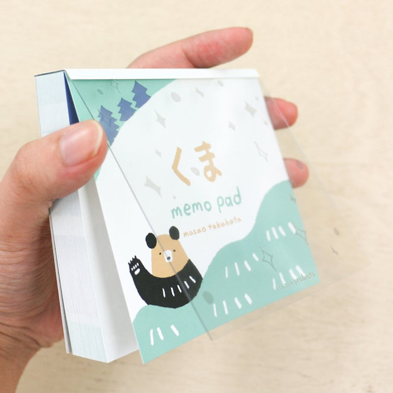 Memo Pad 120 sheets | bear | Masao Takahata