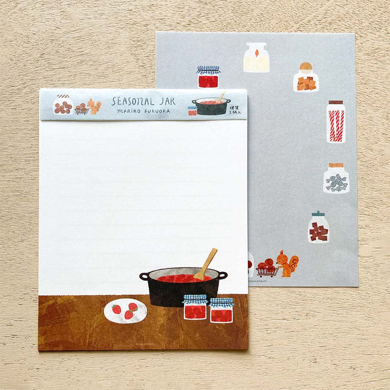 SEASONAL JAR  letter set | Mariko Fukuoka