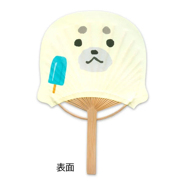 Japanese bamboo fan card | Seal