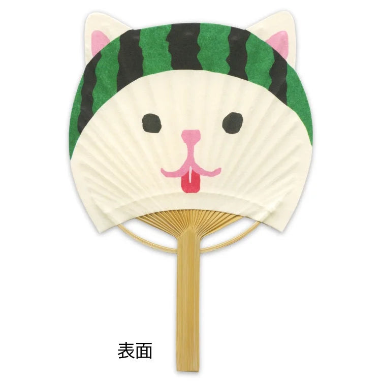 Japanese bamboo fan card | CAT