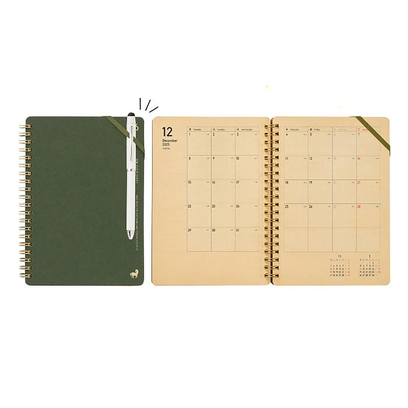2026 Kleid 2026 Kraft Work Diary B6