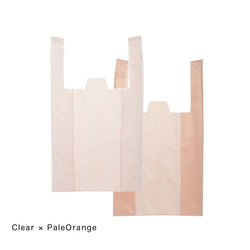 DAILY SHOPPER | Clear × Pale Orange