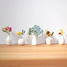 Petit dry flower vase | white #05