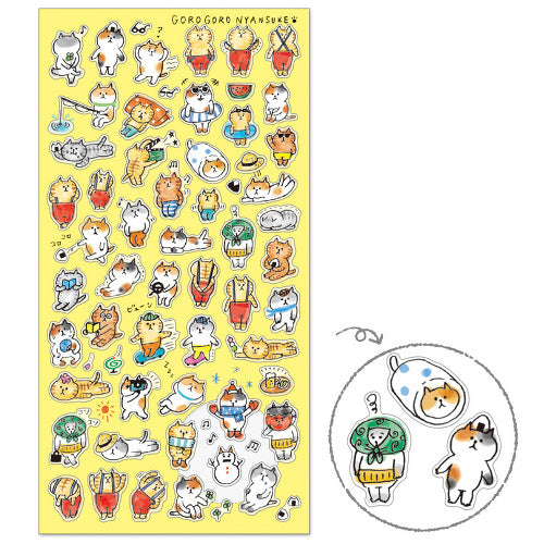 Gorogoro Nyansuke Sticker | Petit petit kitten
