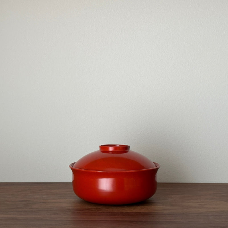 Antique lacquerware Bowl with lids #7 | Japanese Vintage