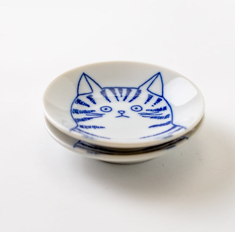 Dora mini plate 8cm | neko cat