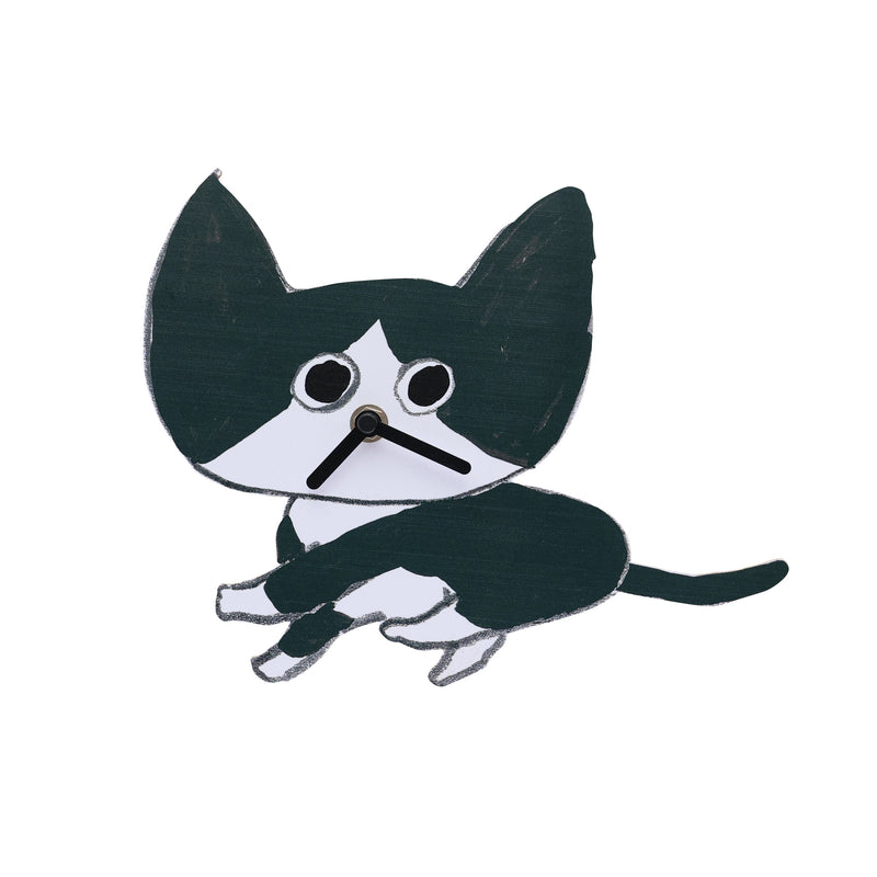 Diecut clock cat Hachiware | Yamabatosha