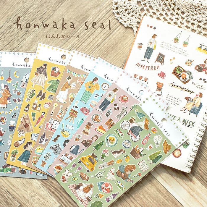 honwaka seal sticker | The night owl