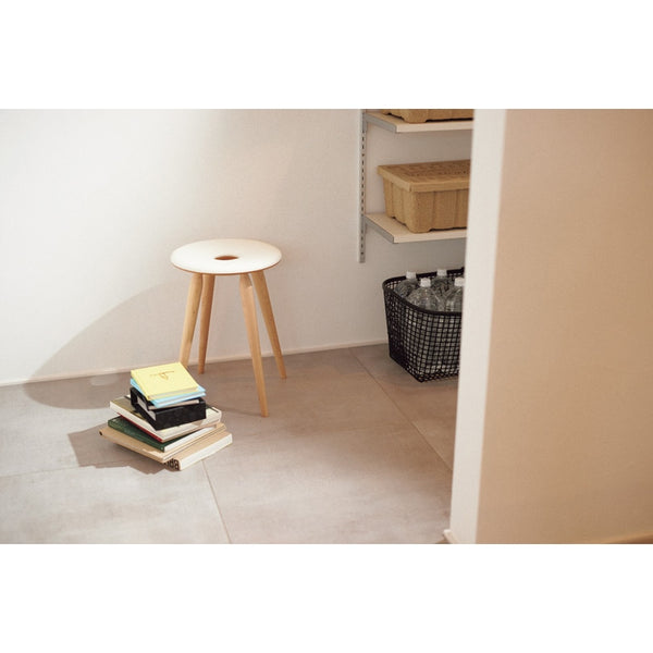 Ring Stool | black leather seat  DISPLAY SALE  | TENDO MOKKO