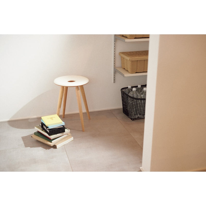 Ring Stool | black leather seat  DISPLAY SALE  | TENDO MOKKO
