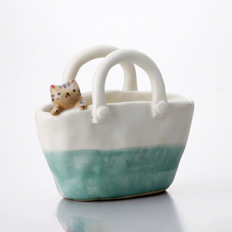 Cat Bag Vase