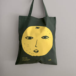 COTTON BAG GREEN | YOU ARE THE ORANGE OF MY EYE