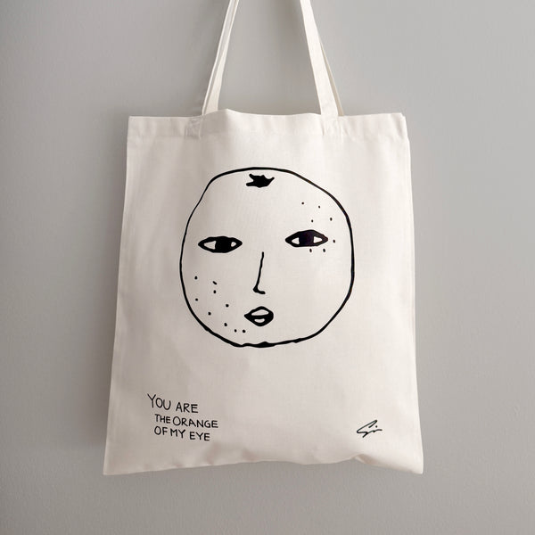 COTTON BAG NATURAL | YOU ARE THE ORANGE OF MY EYE